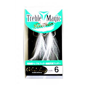 Evergreen Treble Magic Feather # 6 White