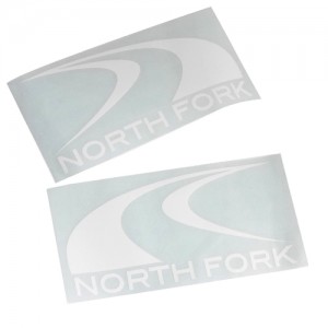 ノースフォークコンポジット　NFCロゴステッカー 140　ペアセット　North Fork Composites