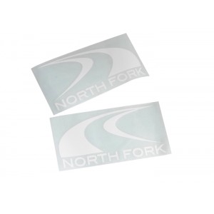 ノースフォークコンポジット　NFCロゴステッカー 140　ペアセット　North Fork Composites