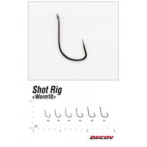 Decoy Shot Rig Worm 10 Hooks