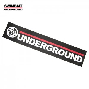 Swimbait Underground Underground Wordmark Carpet Decal 15in
