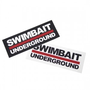 スイムベイトアンダーグラウンド　ロゴルックアップ ステッカー　SWIMBAIT UNDERGROUND　