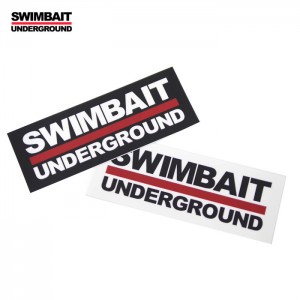 スイムベイトアンダーグラウンド　ロゴルックアップ ステッカー　SWIMBAIT UNDERGROUND　
