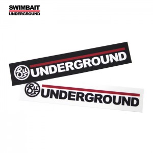 Swimbait Underground Underground Word Marker Sticker