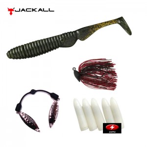 [Big Bass Killer] Jackal Ammonite Shad 5.5inch + Zap PD Chopper 1/2oz + Bone Rattler S + Twin Blade